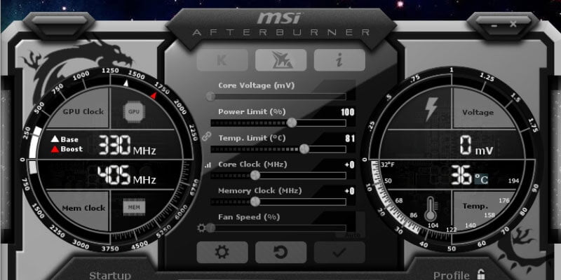 best MSI fan Control software plus best cpu temperature monitor