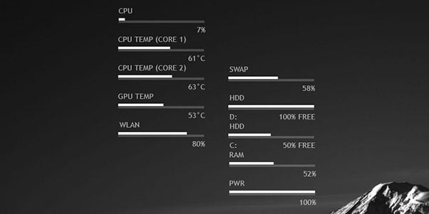 Download Rainmeter CPU Temp Monitor