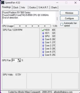 Download SpeedFan 4.52 For Windows 10 and 11 PC