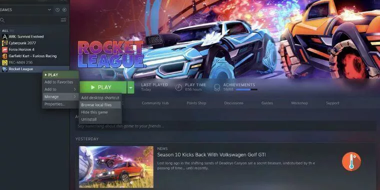 How To Fix Rocket League Won't Launch on PC and Steam