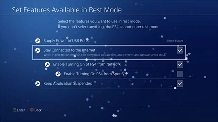 Enable Turning On of PS4 from Network