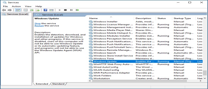 Disable Windows Update Services To Fix 100% Disk Usage in Windows 10 Task manager