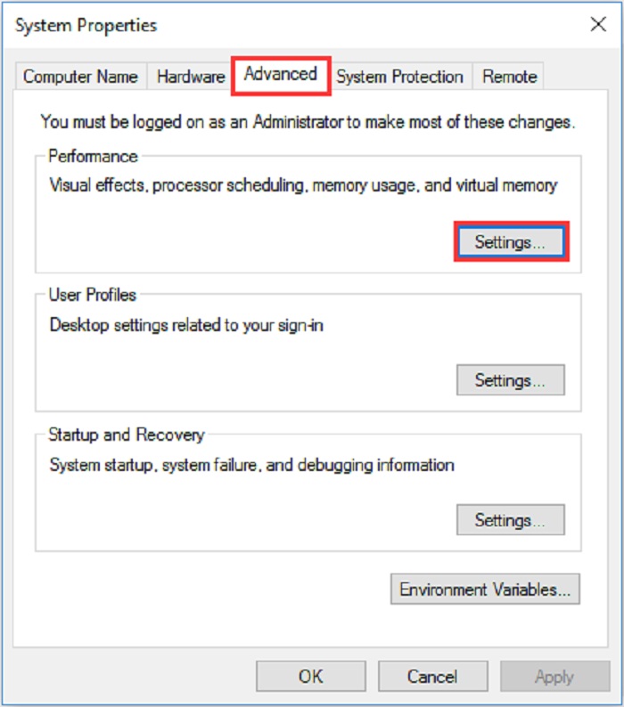 Reset Virtual Memory To Fix 100% Disk Usage in Windows 10 Task manager