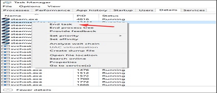 end steamwebhelper.exe