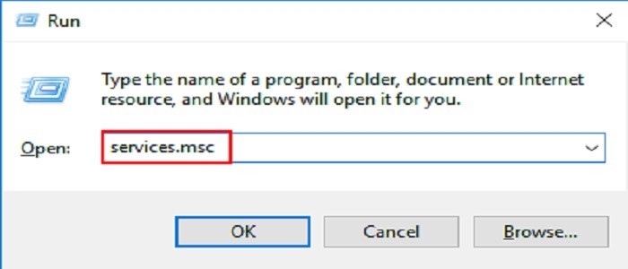 open Run Command on Windows 10