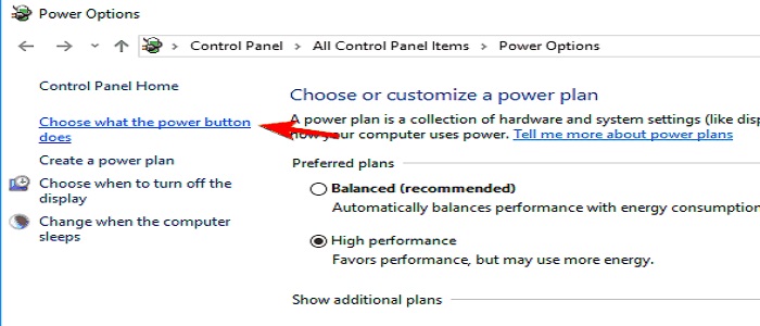 Turn Off Fast Startup in Windows 10