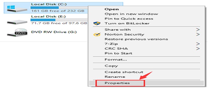 Run a Disk Check in Windows 10
