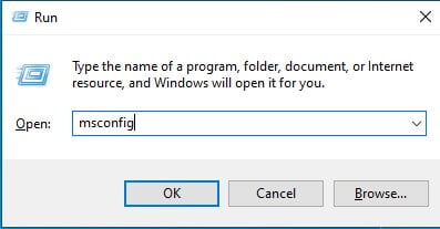 open Run utility in Windows 10/11