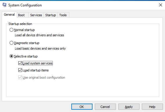 Open System Configuration Utility on Windows 10/11
