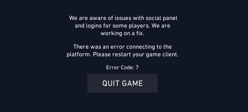 Fix Error code 7 Val