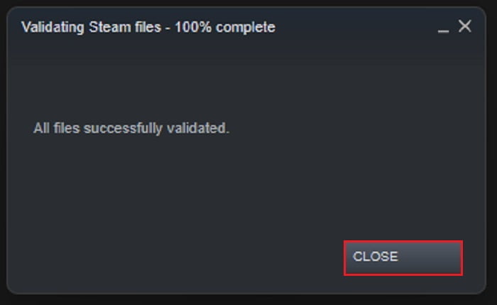 Verify the Integrity of Steam Game files