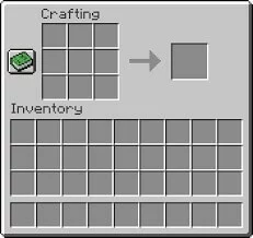 open your crafting table of 3x3 crafting space