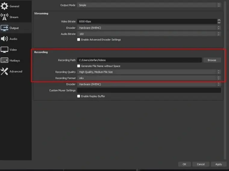 Use OBS Studio To Save & Watch Replays