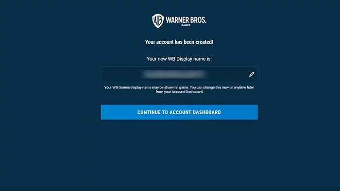 Step to make wb game account