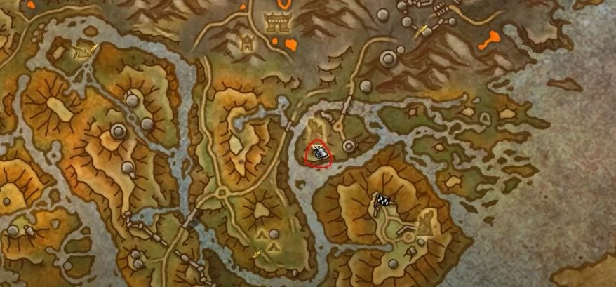Dead man's chest plate location