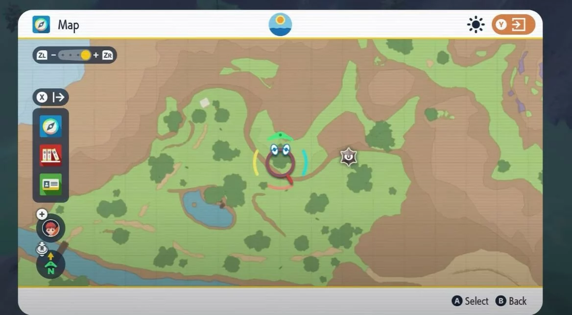 2nd blue stake location  in Pokemon Scarlet and Violet