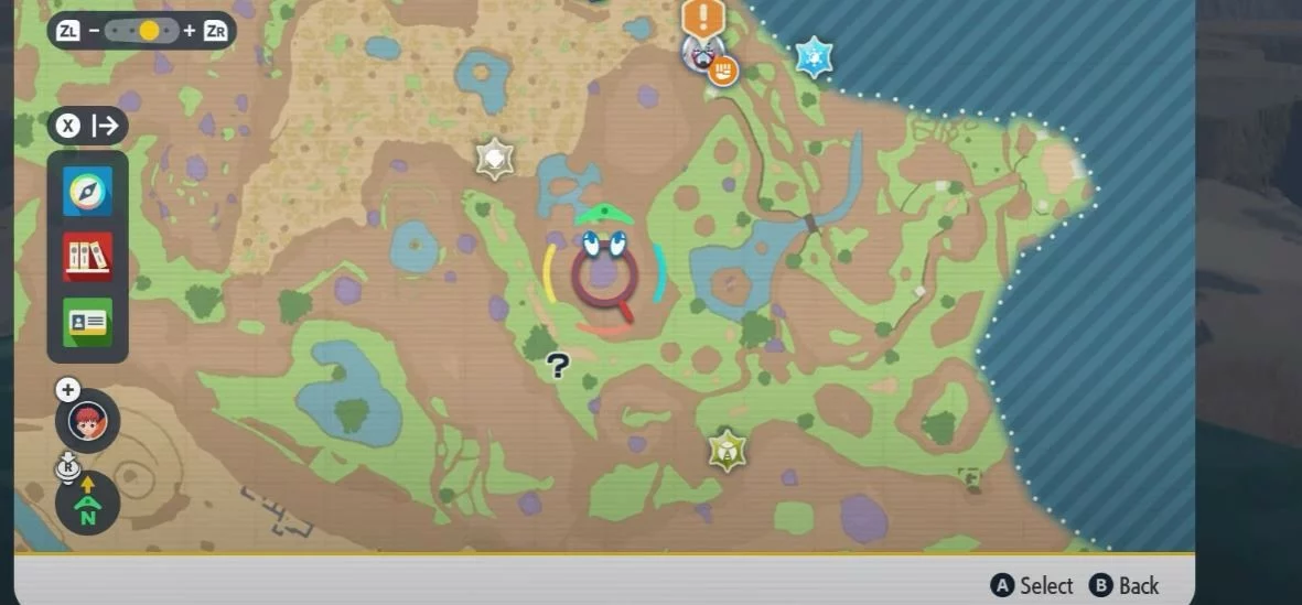 6th blue stake location in Pokemon Scarlet and Violet