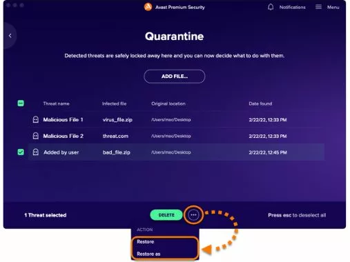 Removing a file from quarantine in Mac