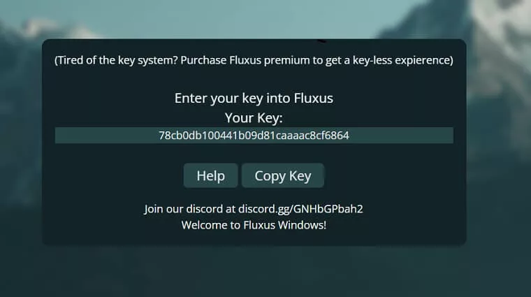 Copy and Paste the keys in Fluxus
