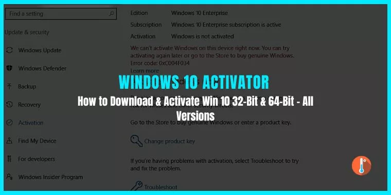 How to Download & Activate Win 10 32-Bit & 64-Bit - All Versions