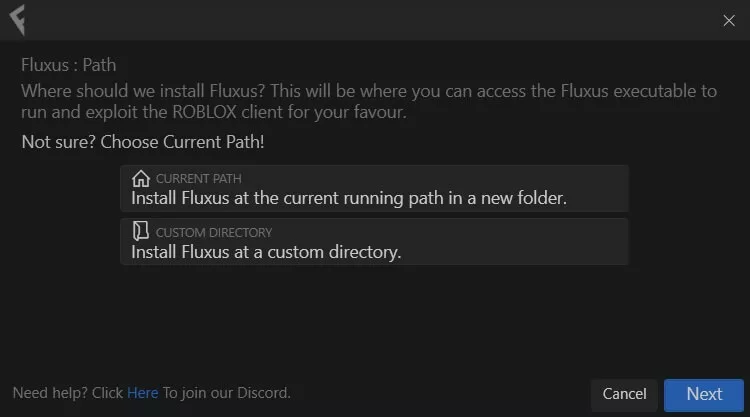 Where To Install Fluxus on Windows 11