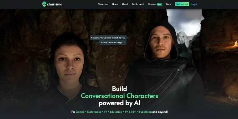 Charisma AI For Building Conversational Characters
