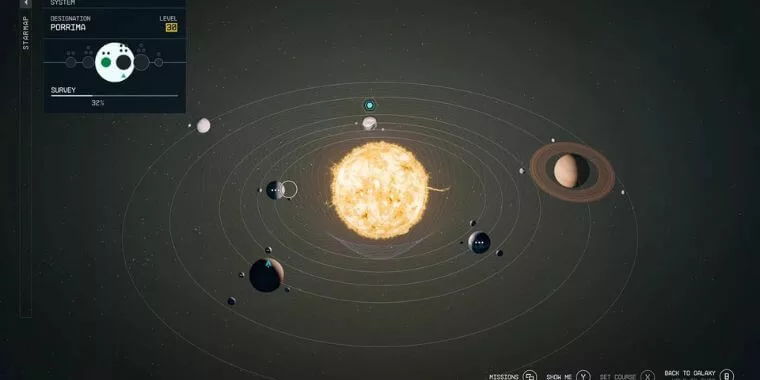 All Solar Systems in Starfield
